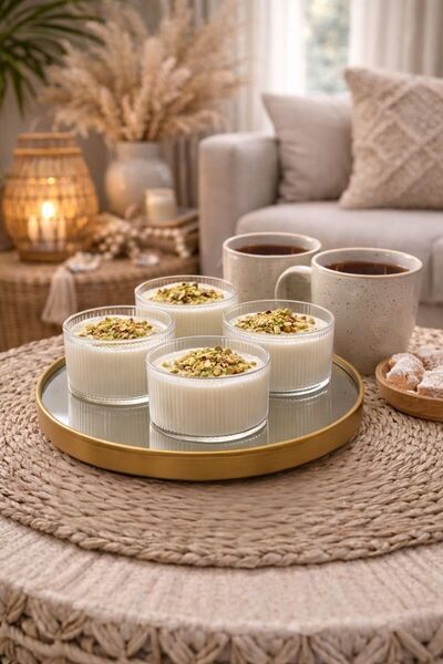NEWNOW Set of 4 Borosilicate Glass Bowls 200 ml |   Transparent Heat Resistan...
