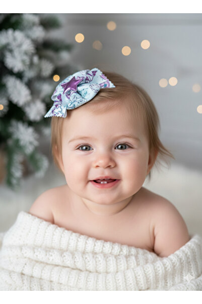 PURPLE'S BİR TUTAM MUTLULUK Snowflake Snow Dwarf Patterned Little Hair Clip /...