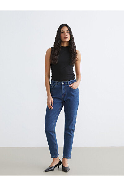 LC Waikiki Γυναικεία τζιν παντελόνια Mom Fit από το Shining Store - Sparkling...