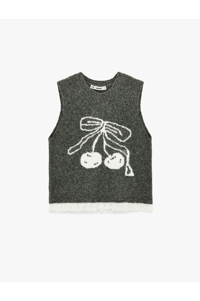 Koton Sleeveless Crew Neck Knitwear Vest
