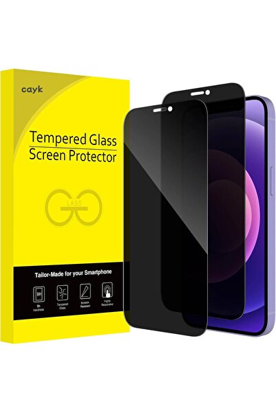 cayk61 عبوة من قطعتين من الزجاج الواقي الشامل متوافق مع هاتف iPhone 11/XR