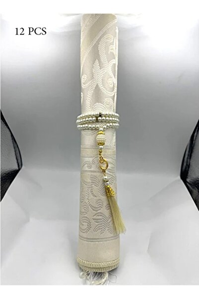 Gerenic سجاد سوري مع سبحه لؤلؤ منسقة عدد 12 حبة(درزن كامل)