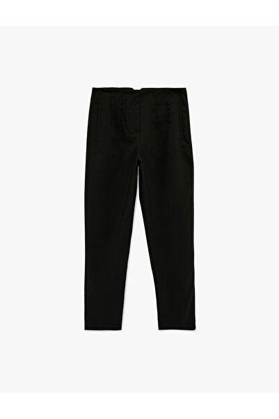 Koton Pantaloni de țigară slim cu talie înaltă