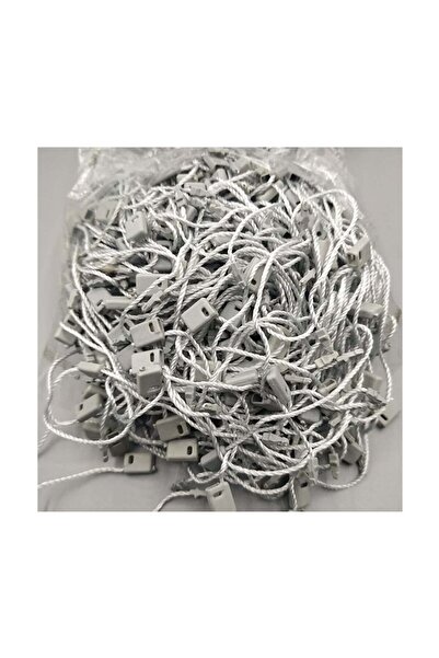 Boom town Beyaz Renk Kilitli Geçmeli Sallama Kart Etiket Ipi 1.000 Adet