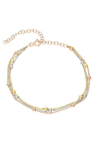 NKIE JEWELS Bileklik – Kadın Üçlü Top Model – Şık Tasarım, Günlük Kullanıma U...