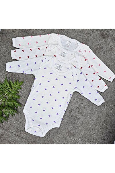 Livik بدلة أطفال قطنية بأكمام طويلة ومشبك إغلاق، مكونة من 3 قطع