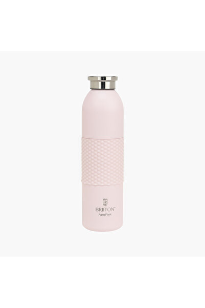 briiton Logo Print Insulated Stainless Steel Water Bottle - 620 ml