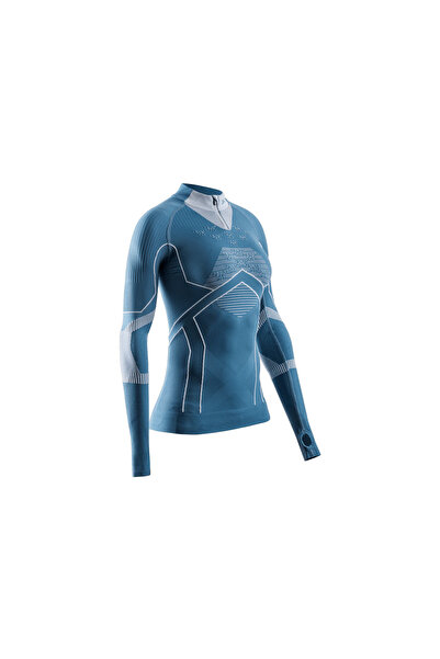 X Bionic Women's Blouse X-Bionic Accumulator Light Half Zip Mineral Blue/Arct...