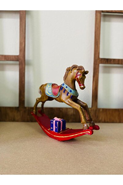 renklifircahobi RENKLİ FIRÇA SALLANAN AT POLYESTER BİBLO HEDİYELİK