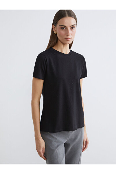 LC Waikiki Γυναικείο μπλουζάκι Özmarka New Season με λαιμόκοψη ποδηλάτου και ...