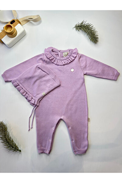 NİNOS ALEGRES NINOS BASIC KIZ BEBEK TULUM LILA