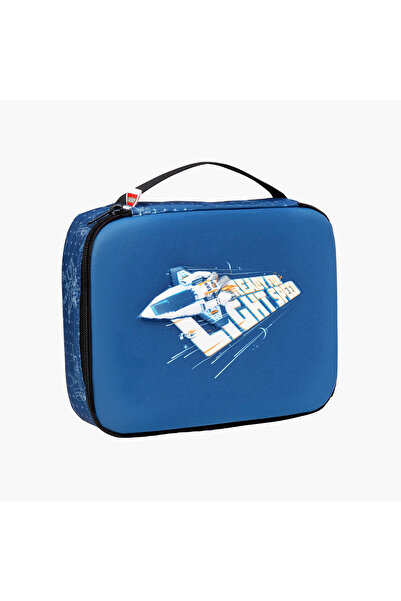LEGO حقيبة غداء مطبوعة بنقشة نينجاغو لويد مع سحاب إغلاق