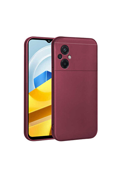 StilStoreTr غطاء حماية سيليكون من STSR لهاتف Poco M5 - لون البرقوق