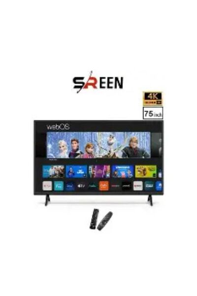 Sereen شاشة سرين العملاقة 75 بوصة (4K Ultra HD) - نظام WebOS وريموت ماجيك لسه...