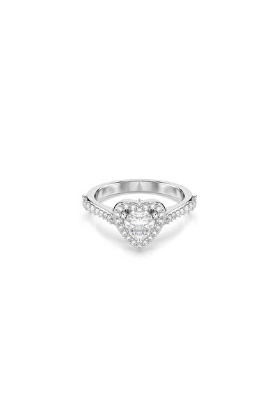 Swarovski 5744047 Ring Una:Ring Hrt White/Rhs 52