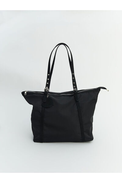 LC Waikiki Siyah Fermuar Kapamalı Kadın Omuz Çantası