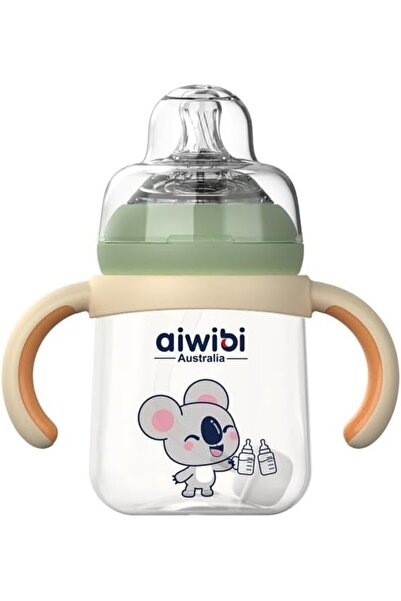 Aiwibi BPA-Free Baby Feeding Bottle 240 ml – Anti-Colic, Wide Neck, Easy Grip...