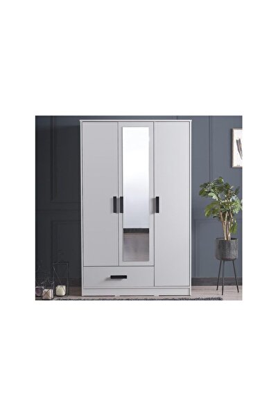 Seçkin Mobilya Sude 3 Kapaklı Gardrop MB