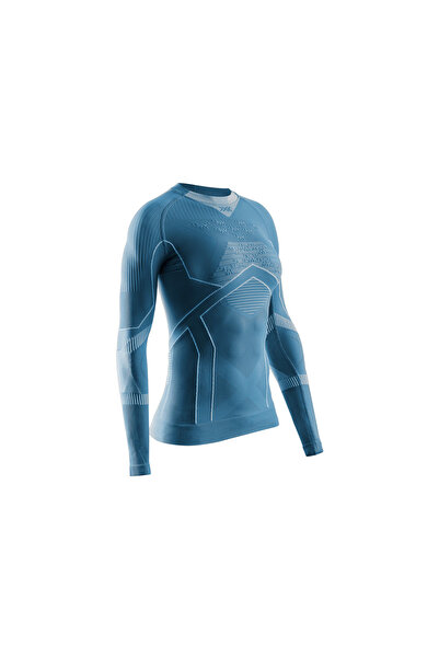 X Bionic Women's Blouse X-Bionic Accumulator Light Mineral Blue/Arctic White