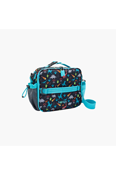 Bentgo Dinosaur Print Insulated Lunch Bag with Zip Closure