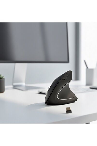newnet Kablosuz Dikey Bilek Destekli Mouse Ergonomik 1600dpı Optik Oyuncu Mou...