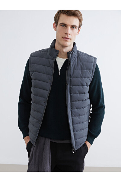 LC Waikiki سترة قابلة للنفخ للرجال من نوع SOUTHBLUE Anthracite Flat من NEVAVM