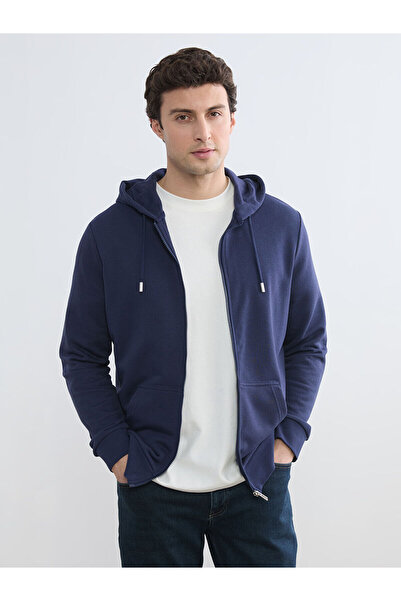 LC Waikiki سترة بيك نيو سيزون ستاندرد فورم بغطاء رأس للرجال بسحّاب