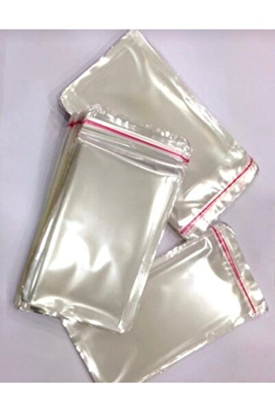 MİRAY FLOWERS HEDİYELİK Şeffaf Bantlı Jelatin - Yapışkanlı Poşet 8x10 5 (8X15...