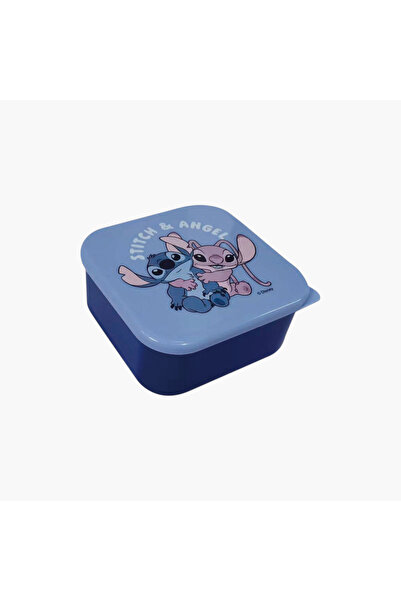 Disney Stitch and Angel 3-Piece Lunch Box Set for Kids