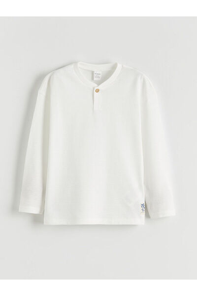 LC Waikiki Özmarka Yeni Sezon Bisiklet Yaka Erkek Çocuk Tişört