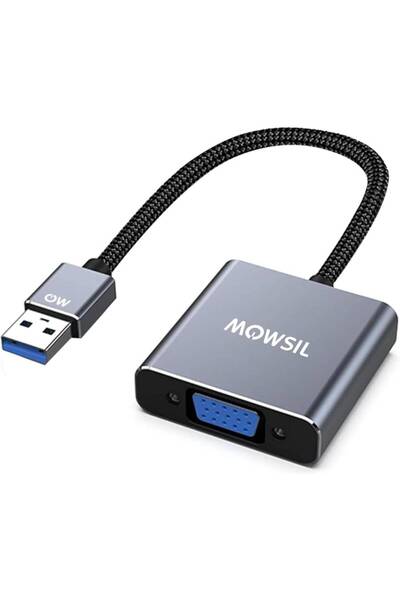 advisor Mowsil USB to VGA Adapter, 1080P USB 3.0 to VGA محول