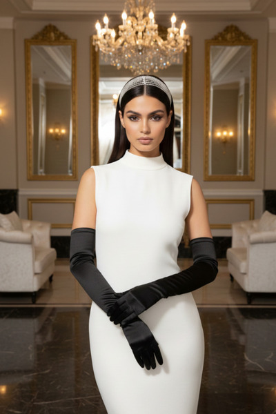 shop Set de accesorii de lux pentru mireasă și seară - Bentiță cu cristale în...