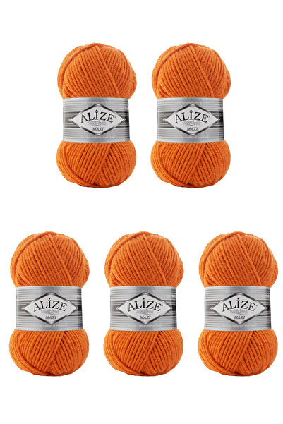 Alize 5 Pcs SuperLana Maxi Thick Hand Knitting Turkish Yarn