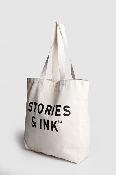 Store حقيبة قماش منقوشة نسائية