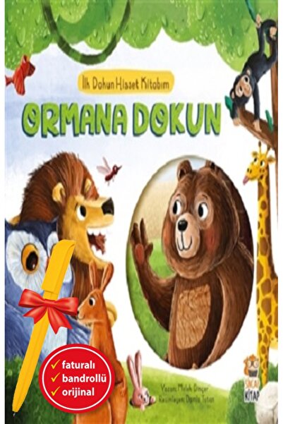 Sincap Kitap Alfa Kalem+Ormana Dokun - İlk Dokun Hisset Kitabım (Ciltli) (Mel...