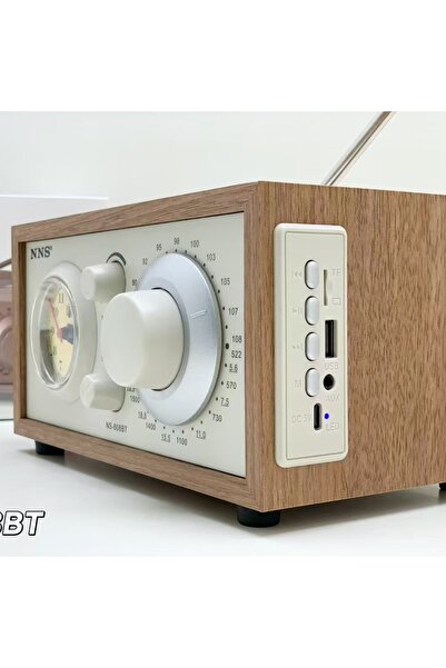 NNS Radio NS-808 BT cu Bluetooth – Radio AM/FM/SW cu sunet puternic, player U...