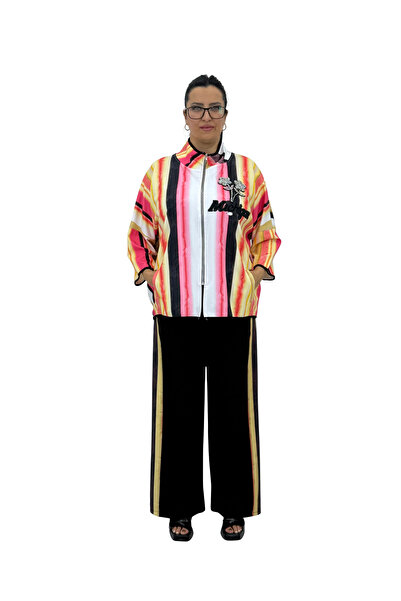 lavelina طقم رياضي أنيق مكون من قطعتين للنساء ذوات المقاسات الكبيرة، مصنوع من...