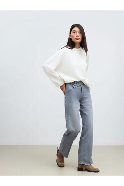 LC Waikiki Γυναικείο τζιν παντελόνι Özmarka New Season Wideleg