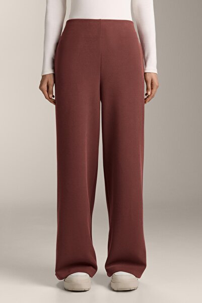 Oysho High rise rib modal yumuşak dokulu pantolon