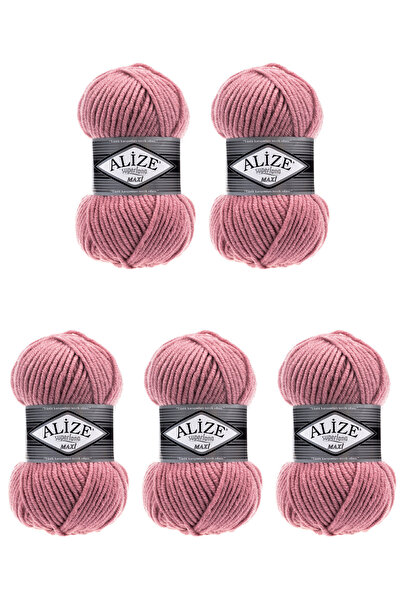 Alize 5 Pcs SuperLana Maxi 204 Thick Hand Knitting Turkish Yarn