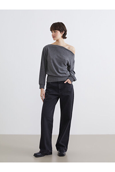 LC Waikiki بنطلون جينز نسائي واسع الساق من فيجن نيو سيزون