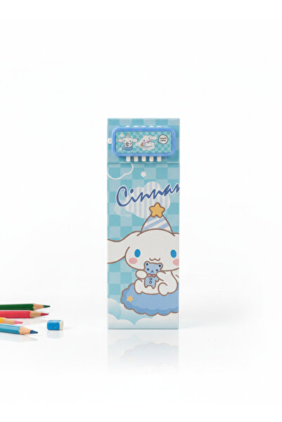 synshop Cinnamoroll Locked Hard Cardboard Pen Holder Pencil Case Organizer Gift