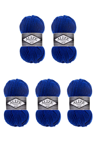 Alize 5 Pcs SuperLana Maxi 141 Thick Hand Knitting Turkish Yarn