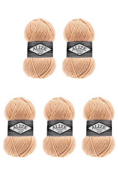 Alize 5 Pcs SuperLana Maxi 502 Thick Hand Knitting Turkish Yarn