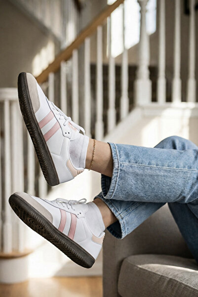 N MODA Αθλητικά παπούτσια Unisex Μαύρο Λευκό Thermo Sole Side Stripe Lace Up