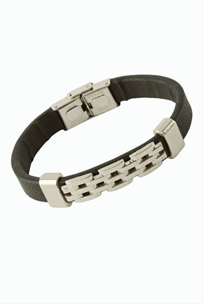 TakÇalıştır Chain Patterned Luxury Leather Bracelet Natural Stone Bracelet St...