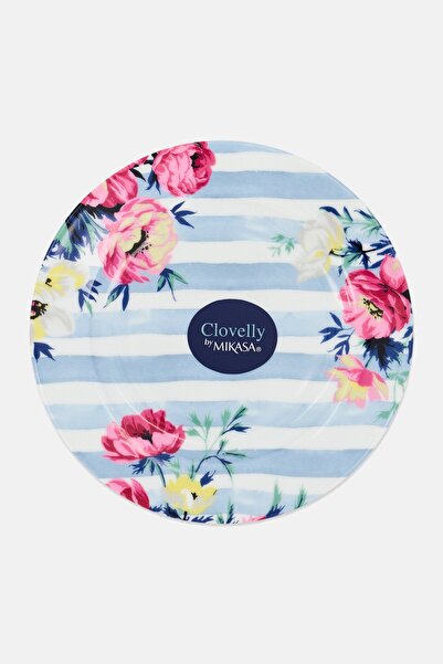 MIKASA Clovelly Porcelain Floral Serving Plate, Multicolor