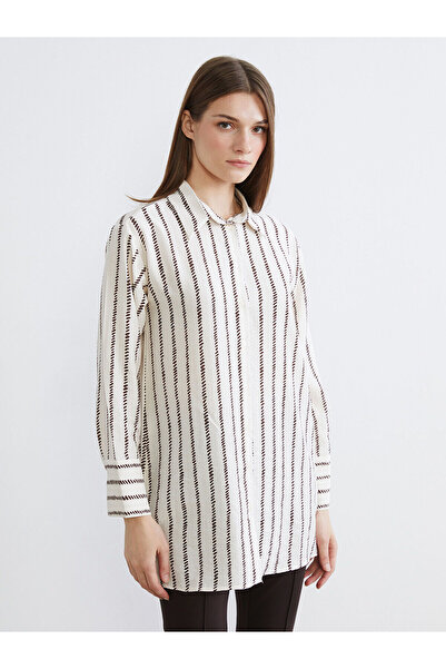 LC Waikiki Tunica cămașă pentru femei cu model Özmarka New Season