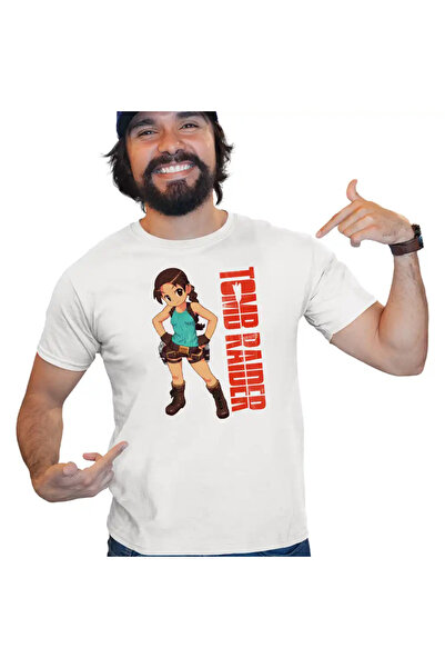 OEM Ανδρικό T-Shirt Tomb Raider Chibi Fan Art Lara Croft