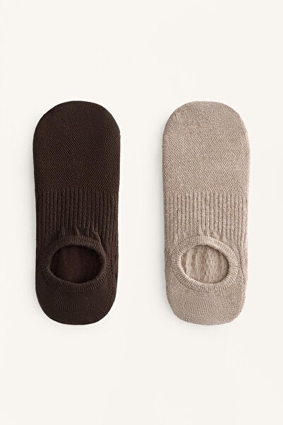 Oysho 2 çift pamuklu yoga ve pilates çorabı